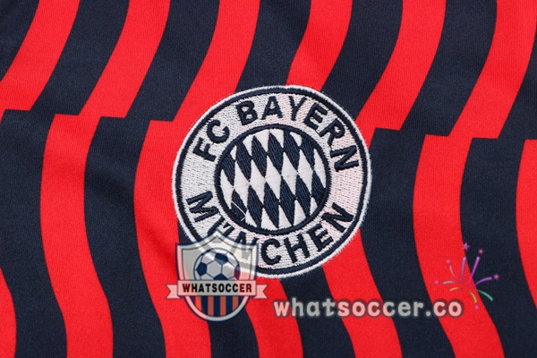 Training Polo Bayern Munich + Pants Red 2022-2023