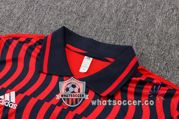 Training Polo Bayern Munich + Pants Red 2022-2023