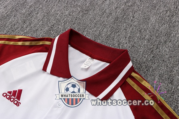 Training Polo Arsenal + Pants White Red 2022-2023