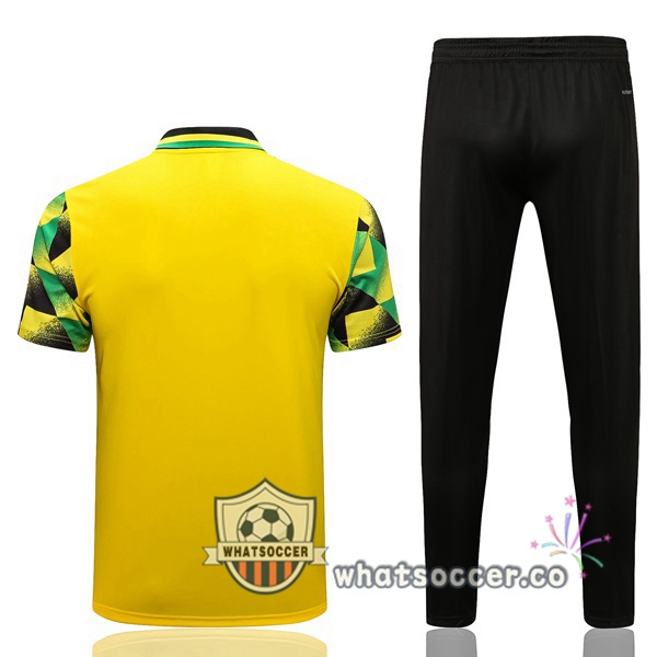 Training Polo Arsenal + Pants Green Black 2022-2023