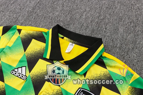 Training Polo Arsenal + Pants Green Black 2022-2023