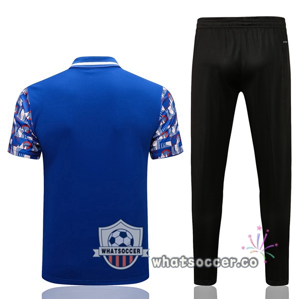 Training Polo Arsenal + Pants Blue 2022-2023