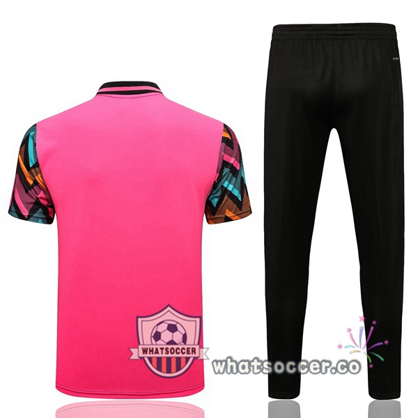 Training Polo Juventus + Pants Blue Rose 2022-2023