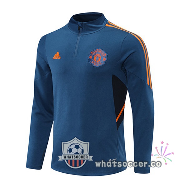 Manchester United Soccer Sweater Blue 2022-2023