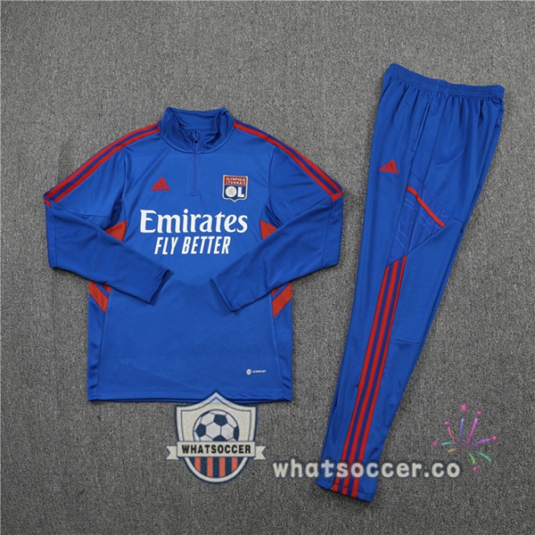 Olympique Lyonnais Blue Tracksuit 2022-2023