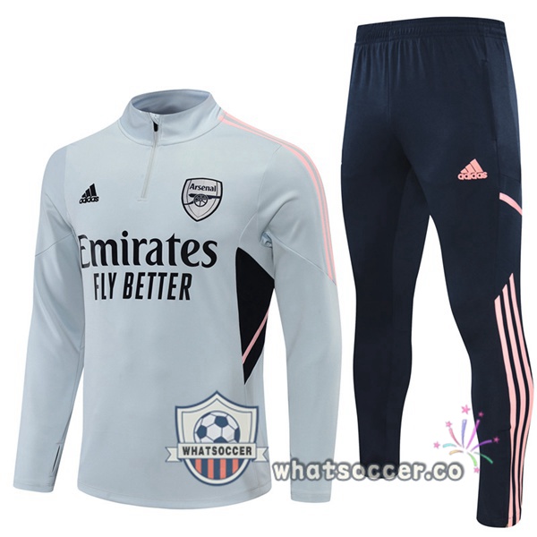 Arsenal Gray Tracksuit 2022-2023