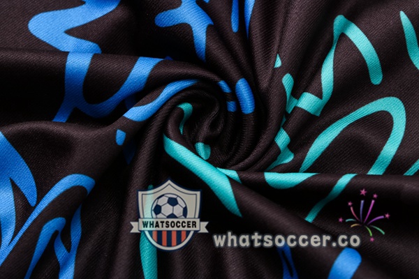 Real Madrid Training T-Shirts + Pants Blue Black 2022-2023