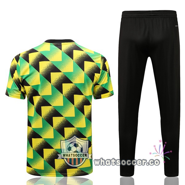 Arsenal Training T-Shirts + Pants Green Black 2022-2023