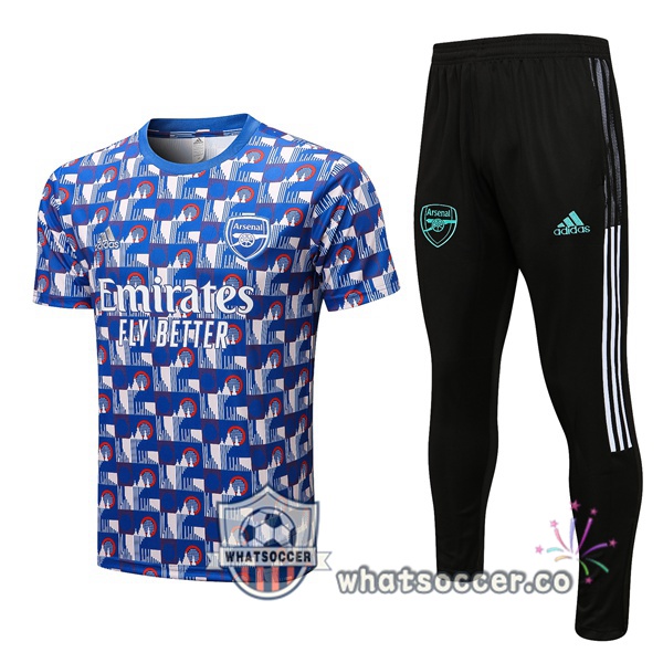 Arsenal Training T-Shirts + Pants Blue 2022-2023