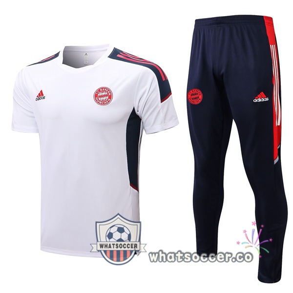 Bayern Munich Training T-Shirts + Pants White 2022-2023