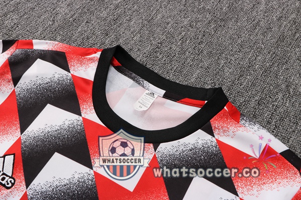 Manchester United Training T-Shirts + Pants Red 2022-2023