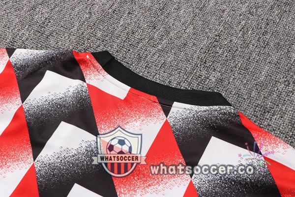 Manchester United Training T-Shirts + Pants Red 2022-2023