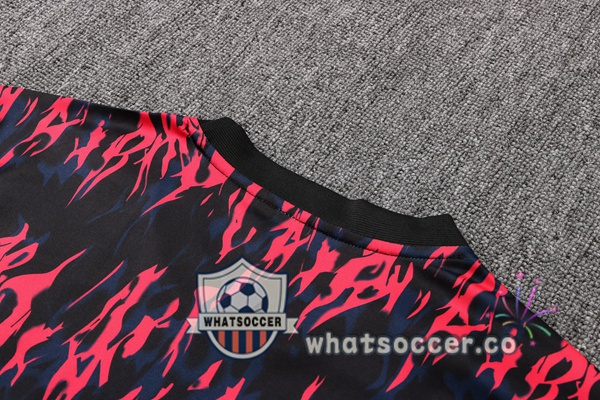 Manchester United Training T-Shirts + Pants Red Black 2022-2023
