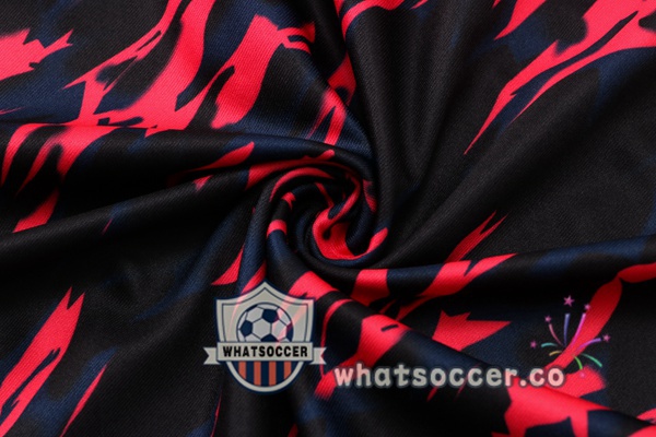 Manchester United Training T-Shirts + Pants Red Black 2022-2023