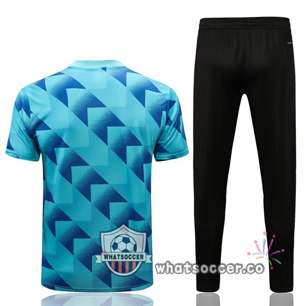 Juventus Training T-Shirts + Pants Blue 2022-2023