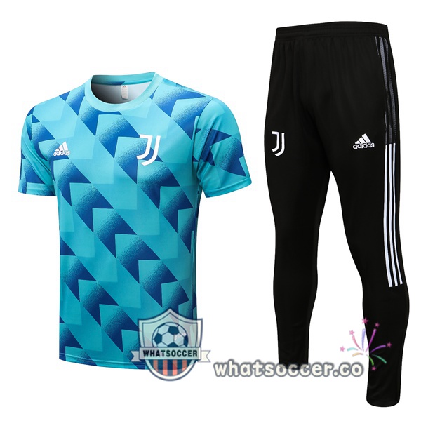 Juventus Training T-Shirts + Pants Blue 2022-2023
