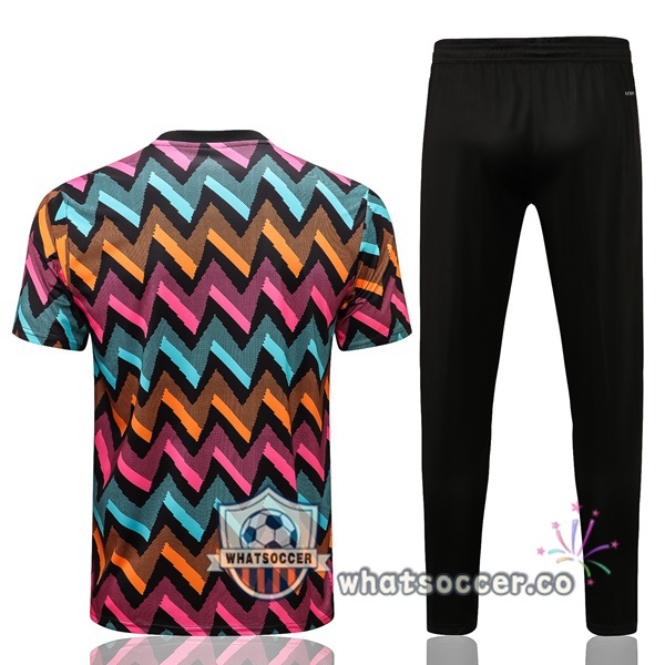Juventus Training T-Shirts + Pants Blue Purple 2022-2023