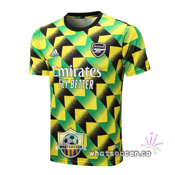 Arsenal Training T-Shirts Green Black 2022-2023