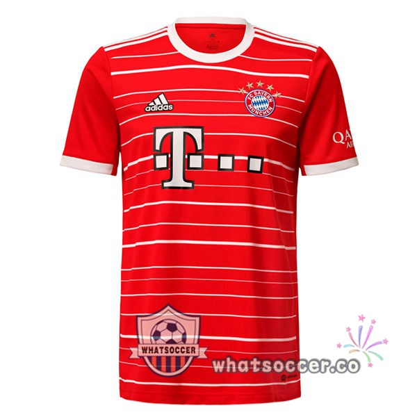 Bayern Munich Home Soccer Jerseys Red 2022-2023
