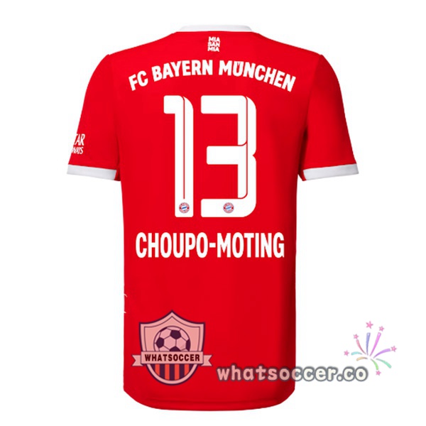 Bayern Munich （Choupo-Moting 13） Home Soccer Jerseys Red 2022-2023