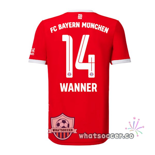Bayern Munich （Wanner 14） Home Soccer Jerseys Red 2022-2023