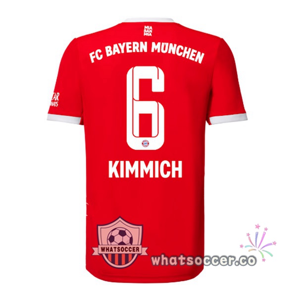 Bayern Munich （Kimmich 6） Home Soccer Jerseys Red 2022-2023