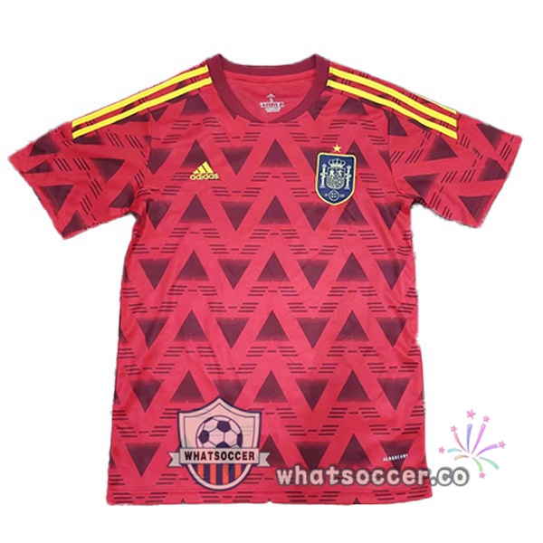 Spain Home Soccer Jerseys Red Leak Version 2022-2023