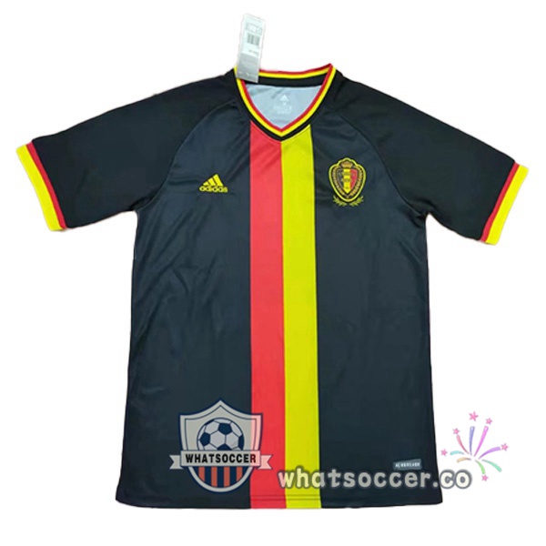 Belgium Away Soccer Jerseys Black Leak Version 2022-2023