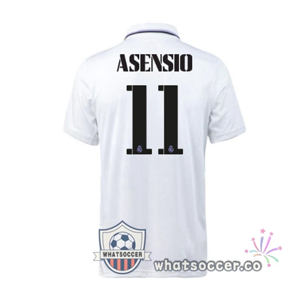 Real Madrid (Asensio 11) Home Soccer Jerseys White 2022-2023