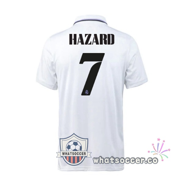 Real Madrid (Hazard 7) Home Soccer Jerseys White 2022-2023