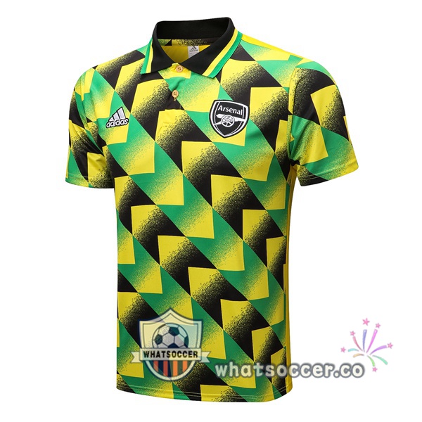 Training Polo Arsenal Green Black 2022-2023