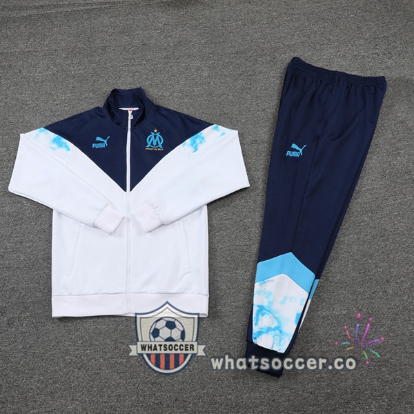 Olympique de Marseille White Jacket 2022-2023