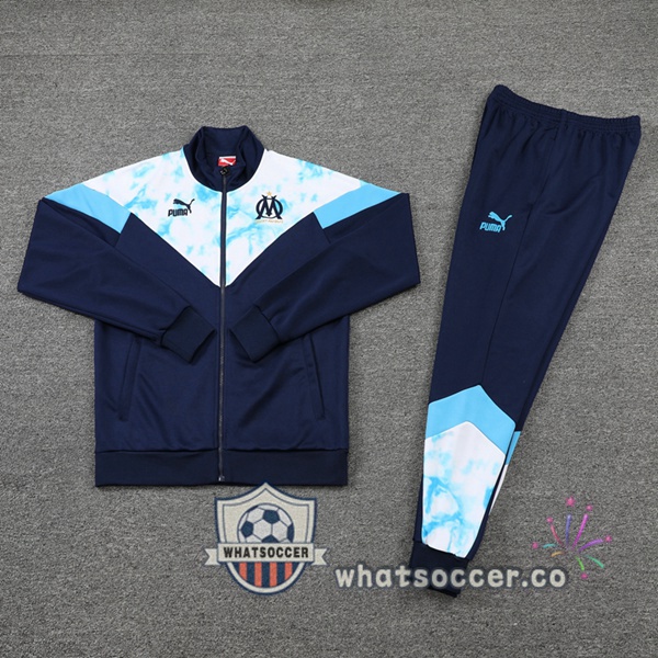 Olympique de Marseille Blue Royal Jacket 2022-2023