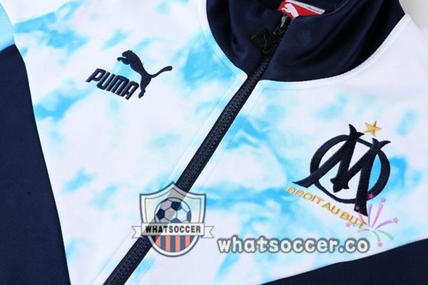 Olympique de Marseille Blue Royal Jacket 2022-2023