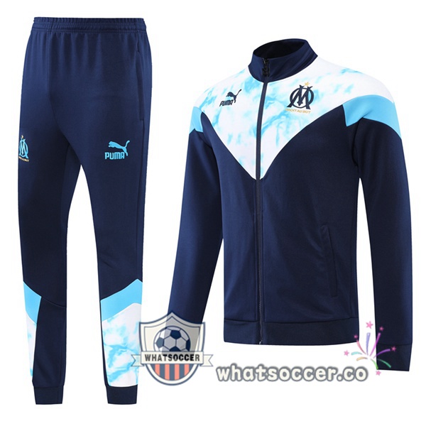 Olympique de Marseille Blue Royal Jacket 2022-2023