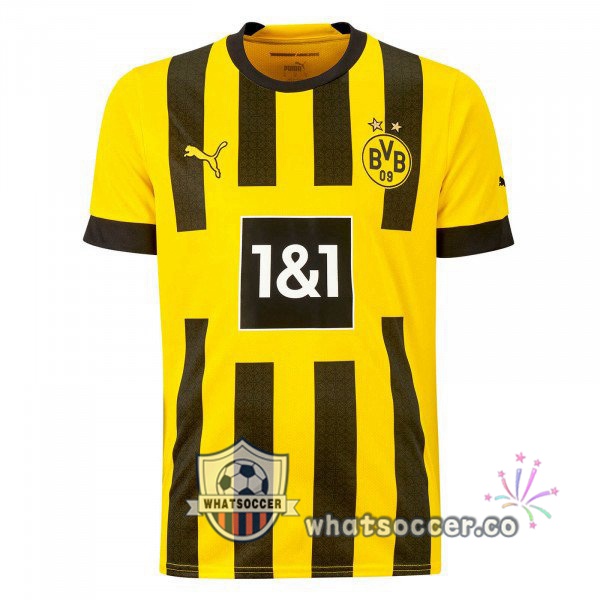 Dortmund BVB Home Soccer Jerseys Yellow 2022-2023