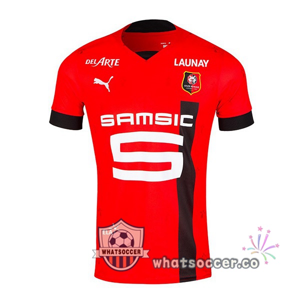 Stade Rennais Home Soccer Jerseys Red 2022-2023