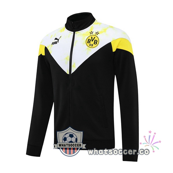 Dortmund BVB Soccer Jacket Black Yellow 2022-2023
