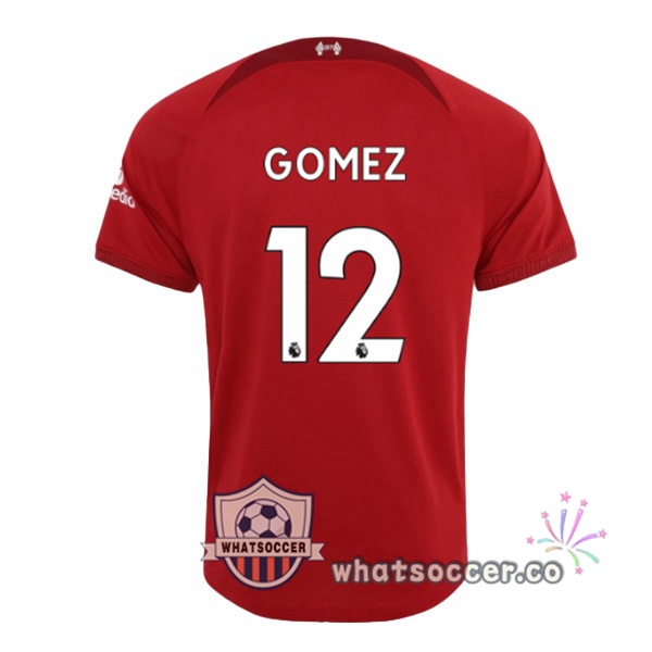 FC Liverpool (GOMEZ 12) Home Soccer Jerseys Red 2022-2023