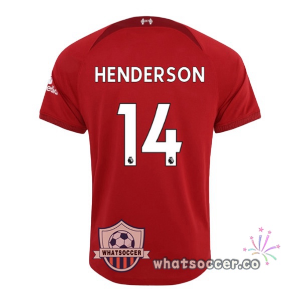 FC Liverpool (HENDERSON 14) Home Soccer Jerseys Red 2022-2023