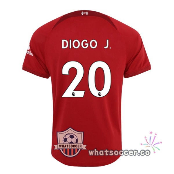 FC Liverpool (DIOGO J. 20) Home Soccer Jerseys Red 2022-2023