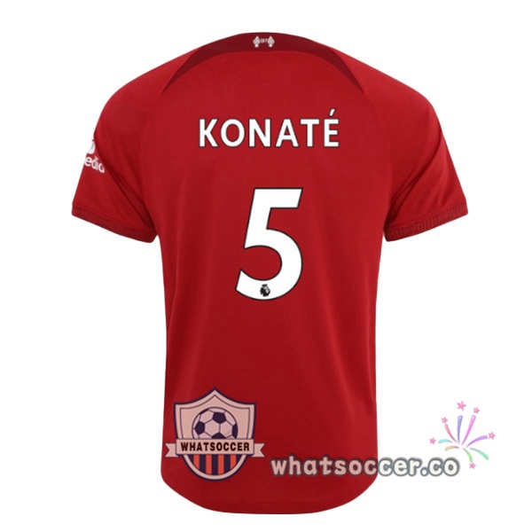 FC Liverpool (KONATE 5) Home Soccer Jerseys Red 2022-2023