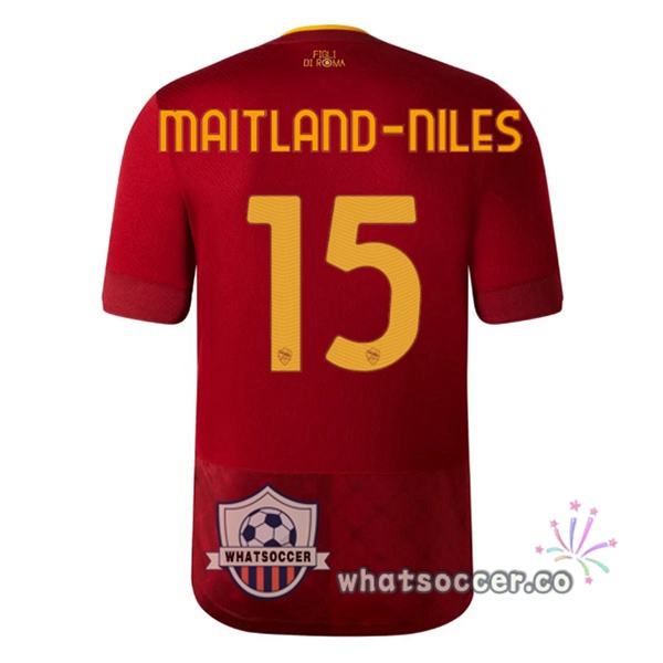 AS Roma (MAITLAND-NILES 15) Home Soccer Jerseys Red 2022-2023