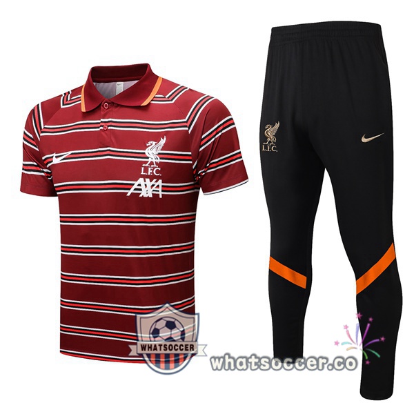 Training Polo FC Liverpool + Pants Red 2022-2023