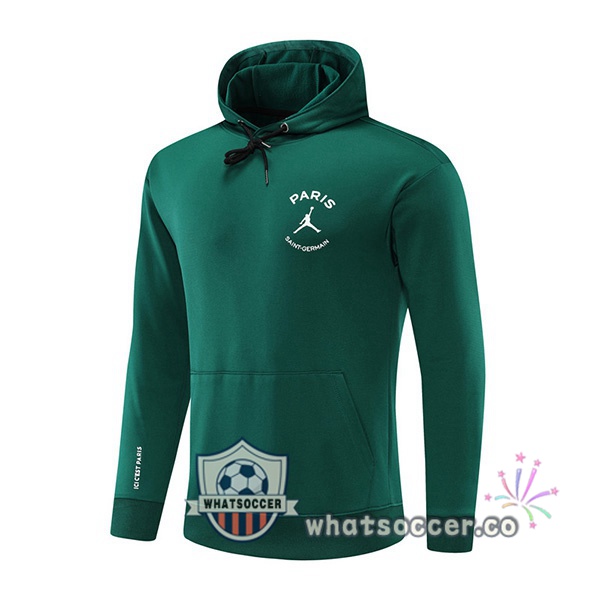 JORDAN Paris PSG Hooded Sweater Green 2022-2023