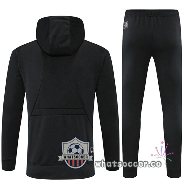 Paris PSG Black Hooded Jacket 2022-2023