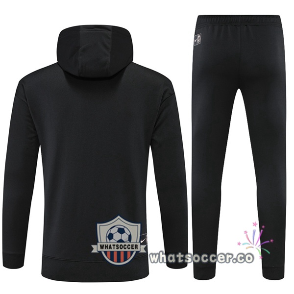 Paris PSG Black Hooded Jacket 2022-2023