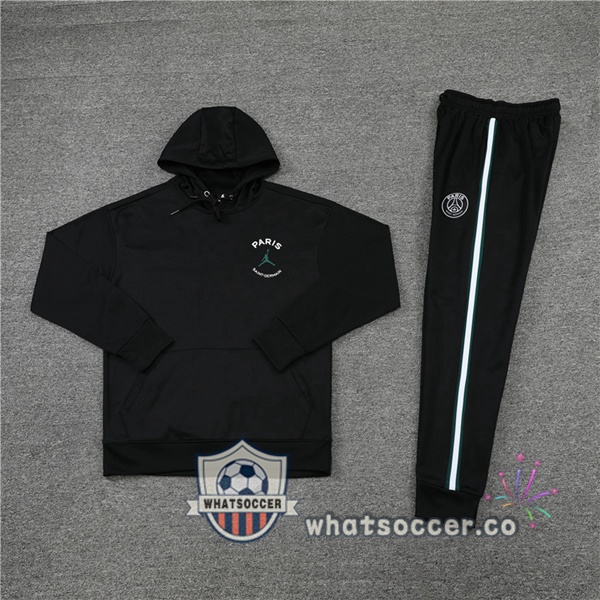 JORDAN Paris PSG Black Hooded Jacket 2022-2023