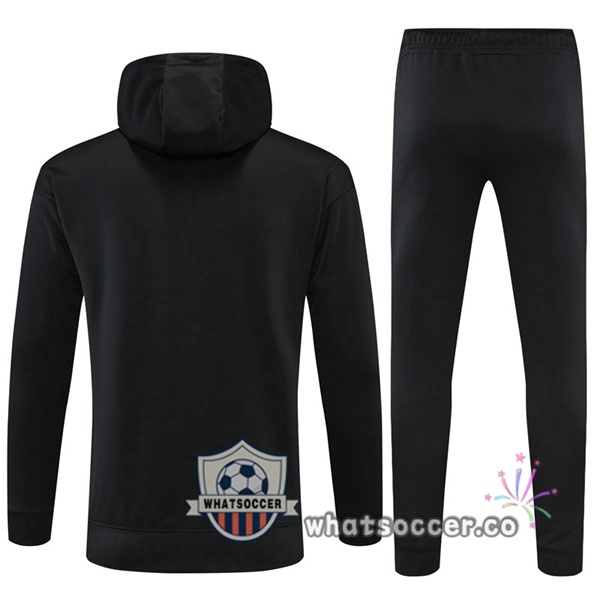 JORDAN Paris PSG Black Hooded Jacket 2022-2023