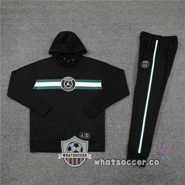 JORDAN Paris PSG Black Hooded Jacket 2022-2023